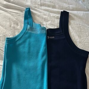 Tank Top bundle, skyblue navyblue